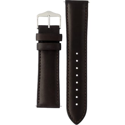 Hirsh Horlogeband -  Merino Bruin - Leer - 22mm