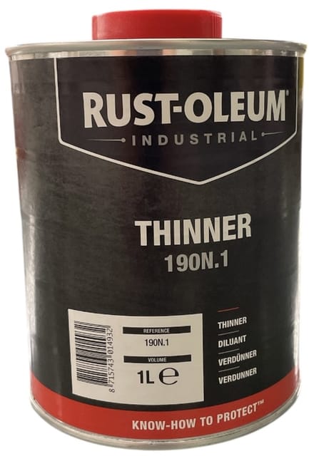 Rust Oleum thinner 190N - Verdunner voor Rust Oleum 9600 Rust O Thane - 1 L