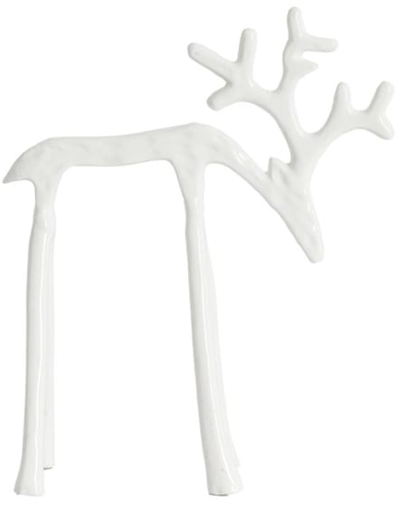 Ornament 17,5x8,5x20 cm DEER crème
