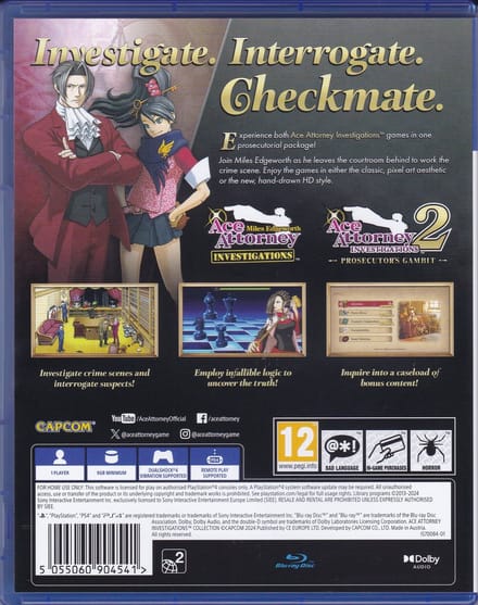 Ace Attorney Investigations - Collection PS4