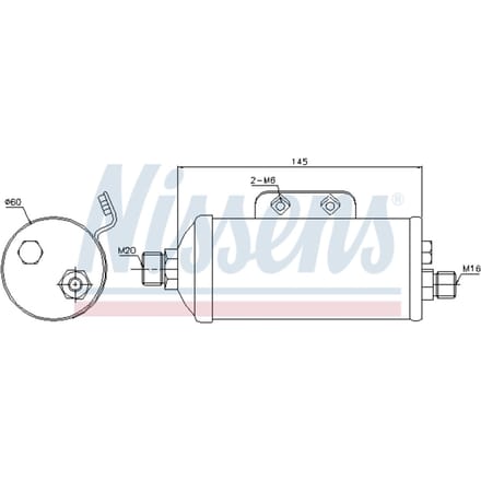 Droger, airconditioningsysteem NISSENS 95482