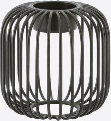 Point-Virgule Wire theelichthouder zwart ø 9.5cm H 9.5cm