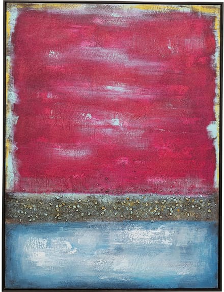 Schilderij Vista rood 90x120cm Kare Design