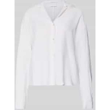 Relaxed fit overhemdblouse met reverskraag