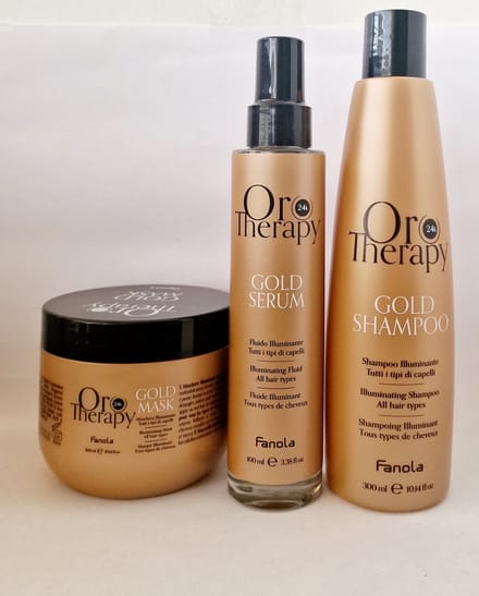 Fanola Oro Therapy Trio Shampoo 300ml + Mask 200ml + Serum 100ml