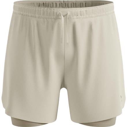 Odlo Zeroweight 5in 2in1 Hardloopshorts Heren-grijs, olijf