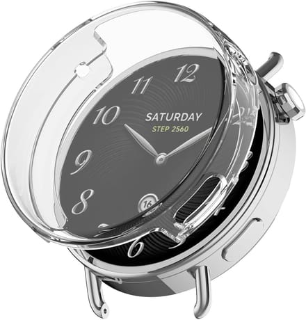 Strap-it TPU case geschikt voor Xiaomi Watch S4 - 41mm - Stevige screen protector cover - Optimale bescherming voor je smartwatch - Transparant