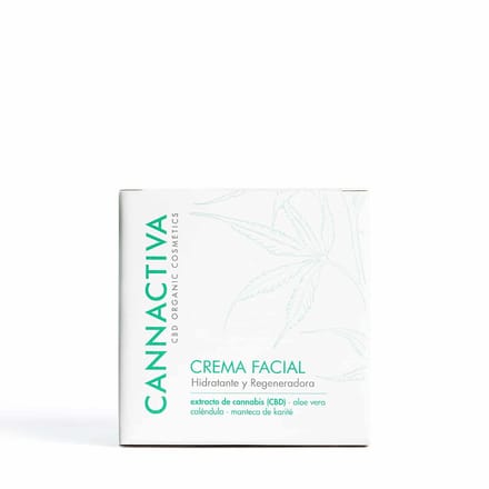 Hydraterende Gezichtscrème met CBD – Biologisch & Vegan | Cannactiva (50ml)