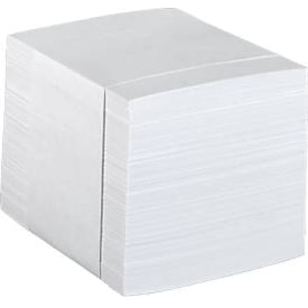 Navulling notitieblaadjes, 85 x 85 mm, wit