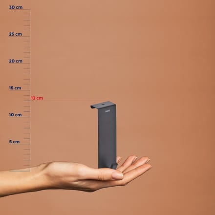 Kledinghaak voor Deur, Set van 2 Stuks, Zwart - Kela | Colgar