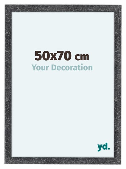 Your Decoration - Fotolijst 50x70 cm - MDF - Grijs Geveegd - Como