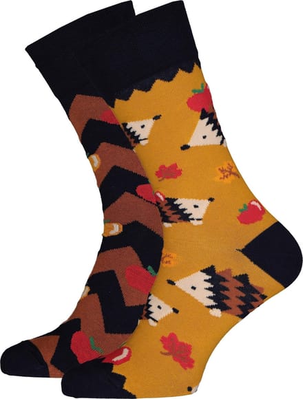 Many Mornings unisex sokken Apple Hedgehog - Unisex - Maat: 43 - 46