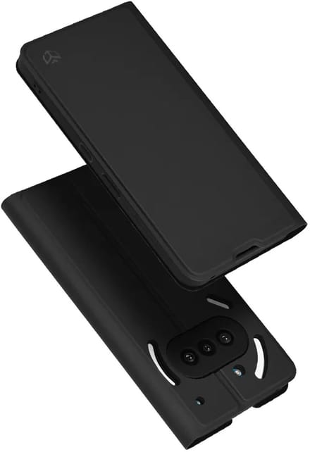 Hoesje geschikt voor Nothing Phone (3a) - Techsuit Magskin Book Wallet Case - Zwart