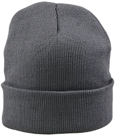 Hidzo Beanie - Muts - Polyester - Grijs - Heren Muts - Dames Muts