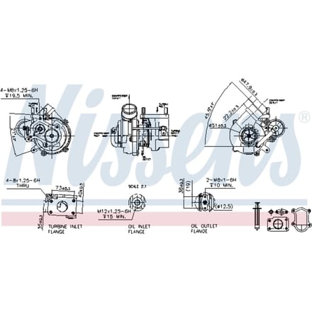 Supercharger, drukvulling NISSENS 93158