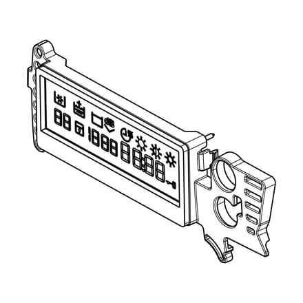 AEG gebruikersinterface-bord, set, TC2,FLWM,COATED 8091437106