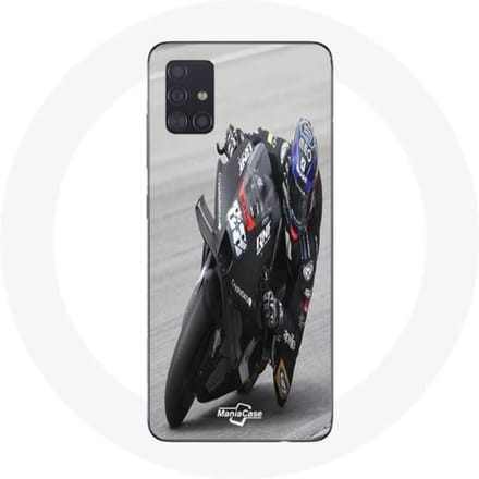 Coque maniacase pour Samsung Galaxy A51 miguel oliveira moto gp noir