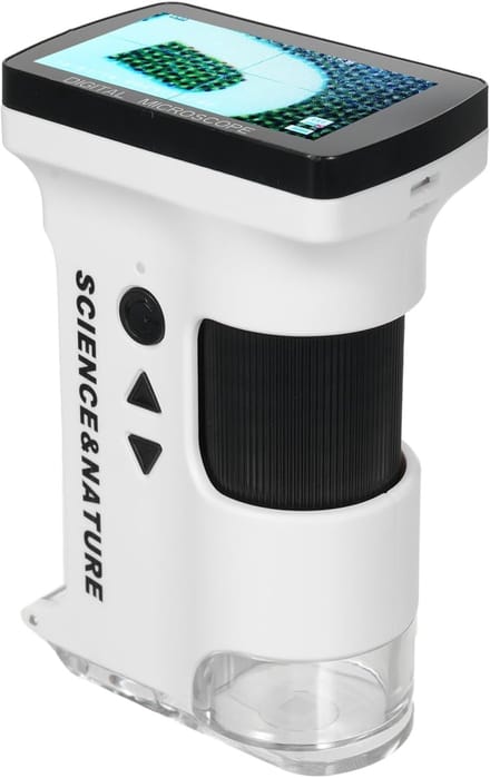Digitale Kinder Microscoop - Vergrootglas Camera - Educatief Ontdekken - Ingebouwde UV Lichten - 6X tot 80X Zoom