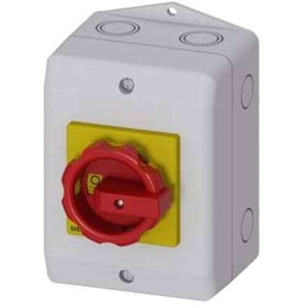 Siemens 3LD20640TB53 Belastbare scheidingsschakelaar Rood, Geel 3-polig 6 mm² 16 A 690 V/AC