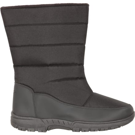 Mountain Warehouse Heren Icey Fleece gevoerde Snow Boots (Zwart)