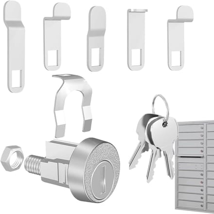 Brievenbusslot Set - Slot Cilinder - Post Beveiligen - Versterkte Constructie - 10x5x1 cm - Zink