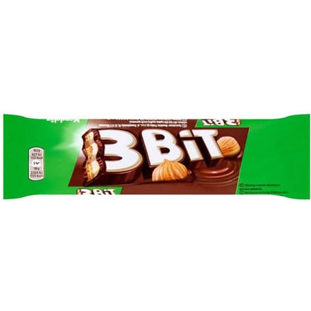 3-delige Melkchocoladereep met Notenvulling en Biscuit 46g
