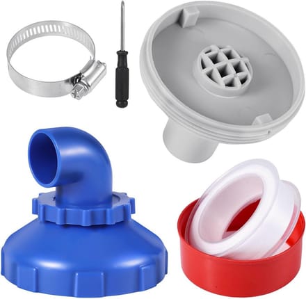 Pool Jet Intake Nozzle for Intex Swimming Pool, 360 Degree Rotatable Flexible Pool Jet Nozzle Replacement Parts with 4pcs Accessories(Blue)
