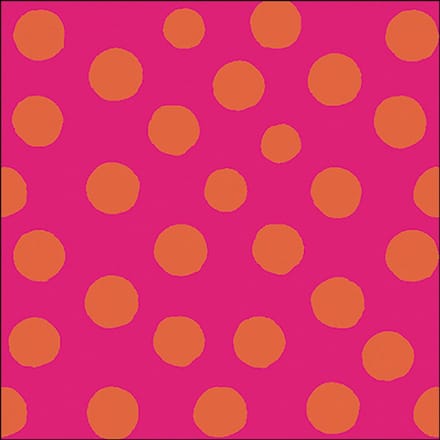 Lunch Servetten Polka Dots Orange/Pink - Ambiente - 33x33 cm