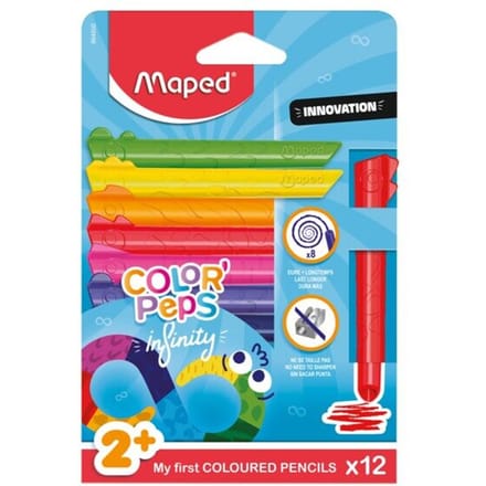 Kleurpotlood Maped Color'Peps Infinity set à 12 kleuren