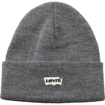 Levi's Batwing Embroidered Slouchy Beanie Black Größe: OS | Hüte Outlet | Herren | Schwarz