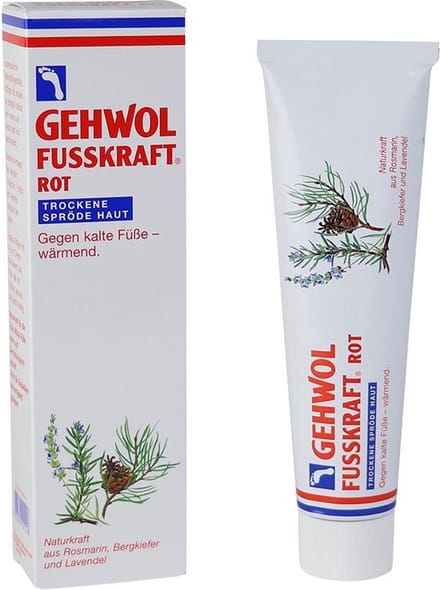 Gehwol fusskraft rood, verwarmende balsem 75 ml.