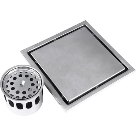 Siphon de sol en acier inoxydable résistant aux odeurs haute résistance drainage d'eau efficace siphon de sol de douche pour la maison gray