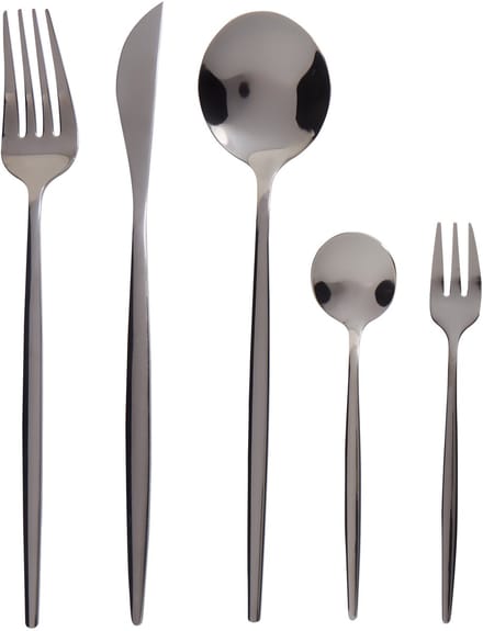 RIGATONI - Bestekset - Zwart - Roestvrij staal