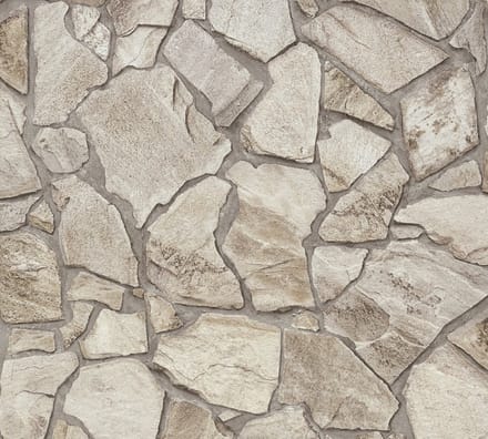NATUURSTEEN BEHANG | industrieel - Bruin Grijs Beige - A.S. Création Elements 2