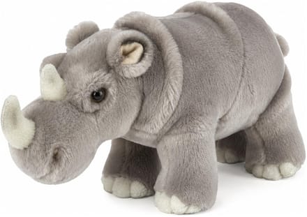 Ravensden neushoorn knuffel - 28 cm - pluche - knuffeldier