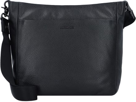 Mandarina Duck Mellow Leather - Schoudertas L 35 cm (nero)