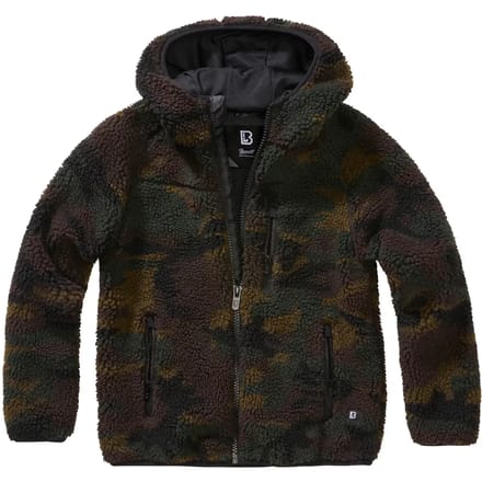 Kinder fleece met capuchon Brandit Teddy