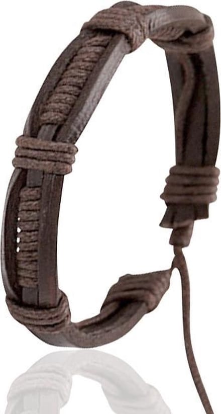 Montebello Armband Ronka Brown - Leer - 14mm - ∅21-26 cm