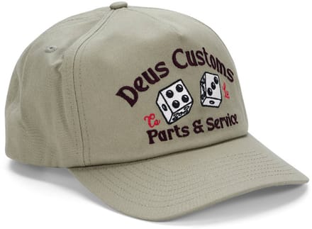 DEUS Knucklebones cap - Olive Green