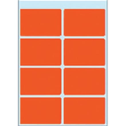 Haza Original Etiketten 40 Stuks 26 X 40 Mm Rood
