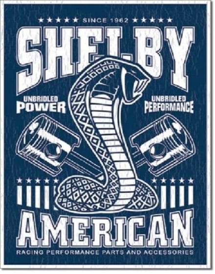 Wandbord - Ford Shelby American Unbridled