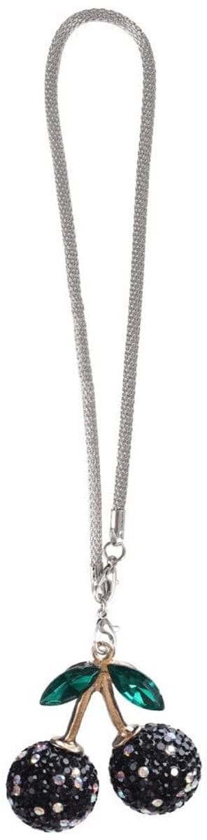 Dailygoods - Kersenvormige Autodecoratie met Strass voor Spiegels