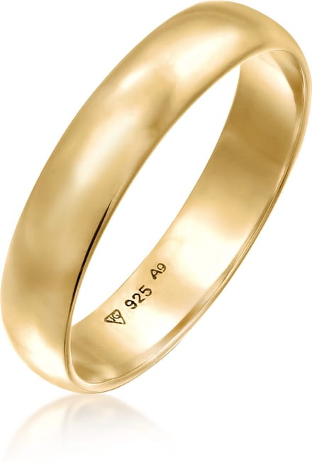 Elli - Ring - Dames Band Eenvoudig Klassiek in 925 Sterling Zilver - Dames
