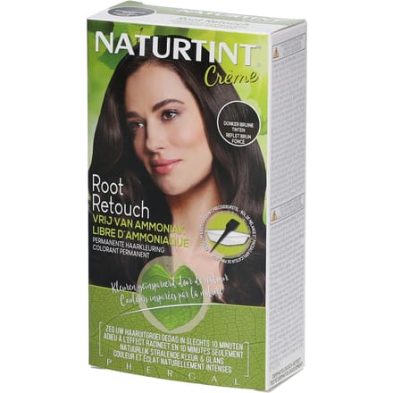 Root Retouch Donker Bruine Tinten - NATURTINT - 45ml - Vegan - Ammoniakvrij - Microplastic FREE