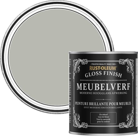 Rust-Oleum Grijs Meubelverf Hoogglans - Grijze Boom 750ml