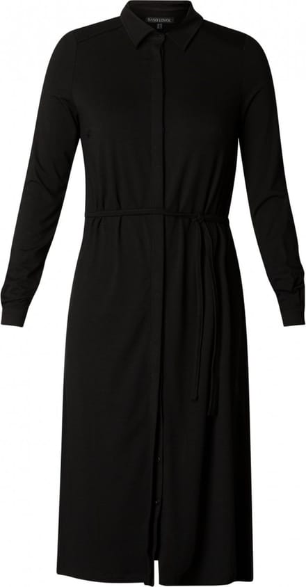 BASE LEVEL CURVY Aylem Jurk - Black - maat 0(46)