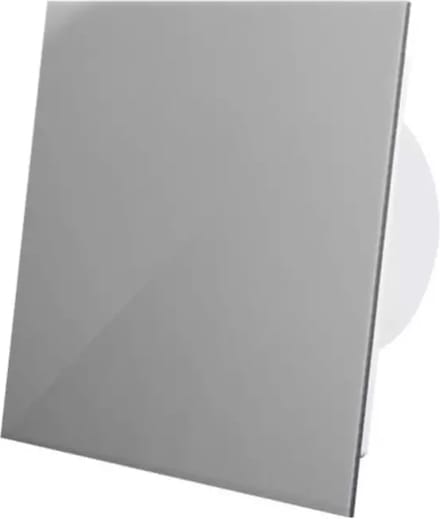 Badkamer ventilator met vochtsensor Ø125mm - Met Timer - Muurventilator - Badkamerventilator - CE ventilator - Zeer stil (26dB) - Kunststof front