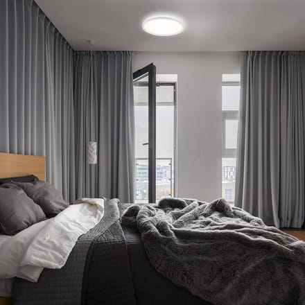 Briloner Leuchten SLIM Plafondlamp - rond - LED - Achtergrondverlichting - 18W - Ø 293cm - Wit