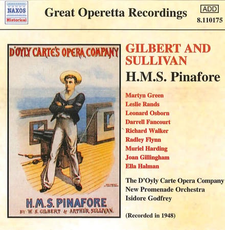 The D'Oyly Carte Opera Company, New Promenade Orchestra, Isidore Godfrey - H.M.S. Pinafore (CD)