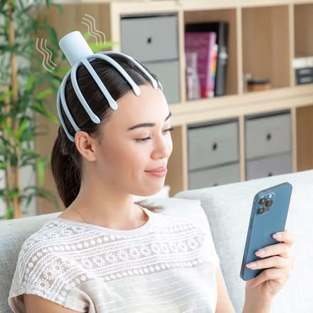 Oplaadbare hoofdmassager InnovaGoods Helax